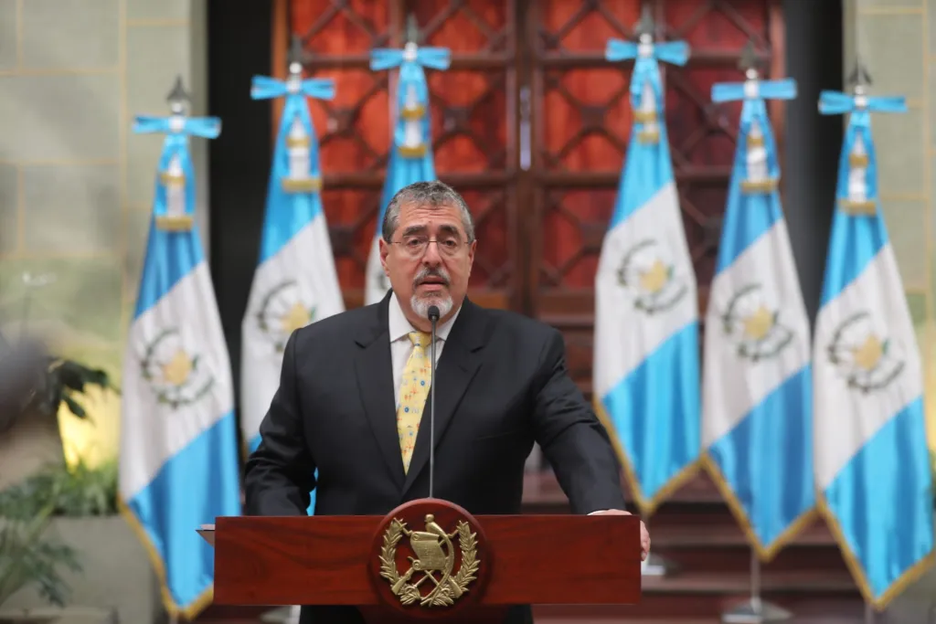 El presidente de Guatemala, Bernardo Arévalo de León