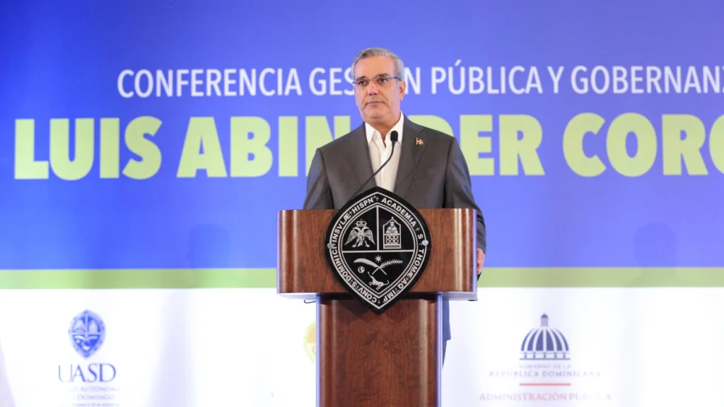 El presidente Luis Abinader