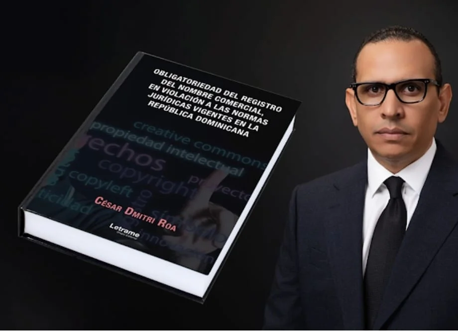 Abogado César Roa presenta libro sobre obligatoriedad del registro de nombre comercial César Roa