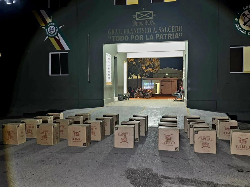 Ejército ocupa 270,000 cigarrillos de contrabando en Dajabón