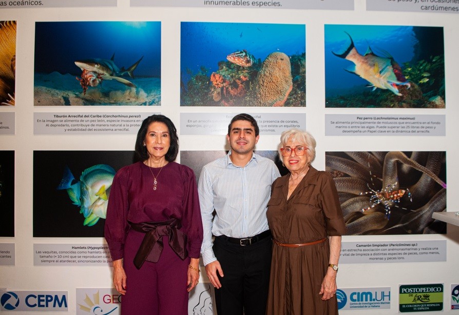 Presentan la exposición “Jardines de la Reina”, una mirada al éxito del turismo marino sostenible en el Caribe