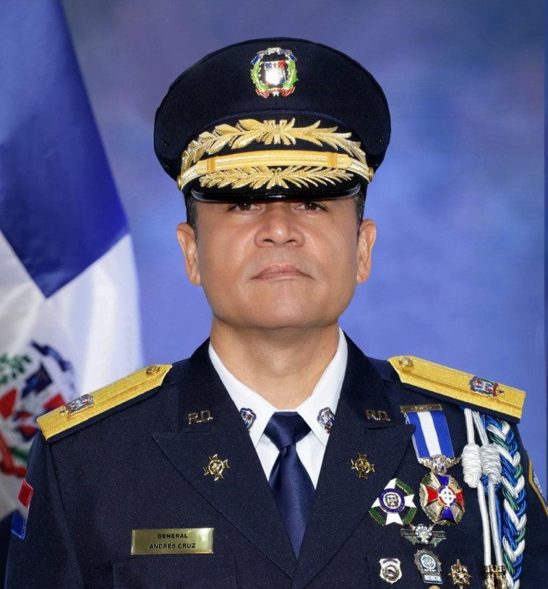 Abinader designa al mayor general Andrés Modesto Cruz Cruz como nuevo director de la Policía Nacional Andrés Modesto Cruz Cruz
