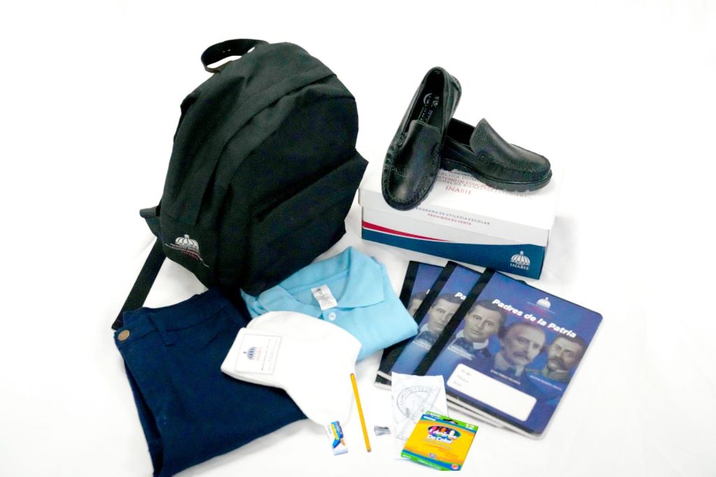 INABIE lanza procesos compra complementaria para garantizar utilería escolar a estudiantes