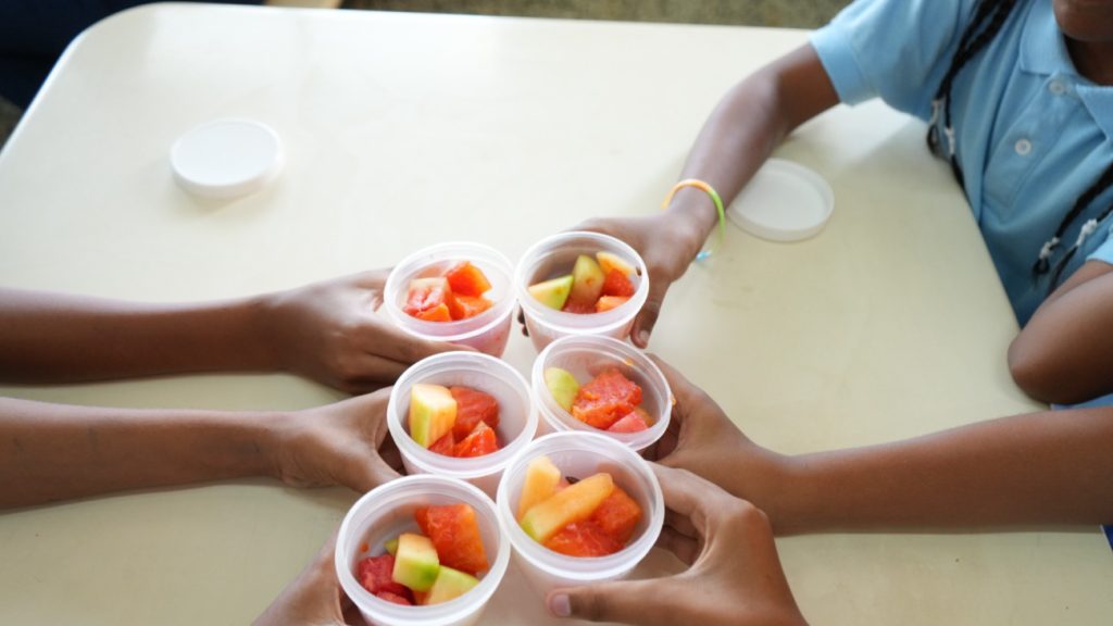 INABIE resalta aporte a la nutrición escolar con más de 230 millones de raciones de frutas el pasado período