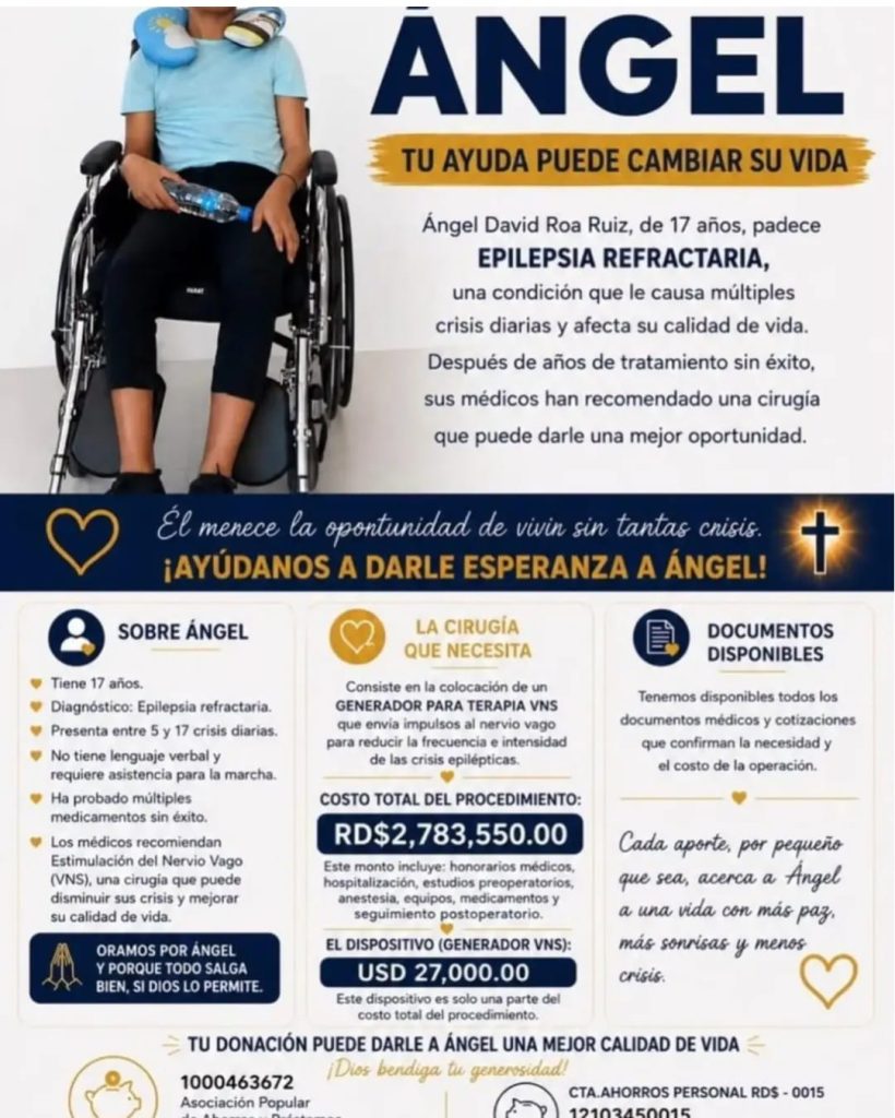 Solicitan ayuda para joven de 17 años