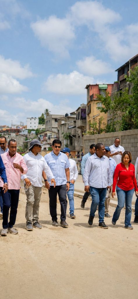 Diputados SDO destacan avance en saneamiento cañadas ejecuta la CAASD en ese municipio