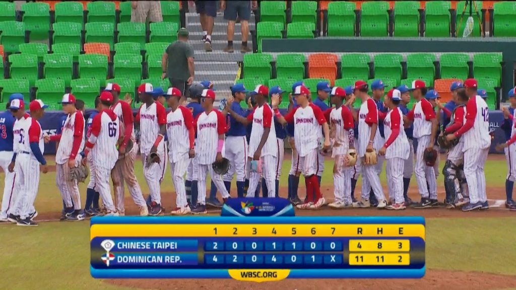 República Dominicana supera a China Taipei y va por medalla este domingo en Mundial U15 República Dominicana
