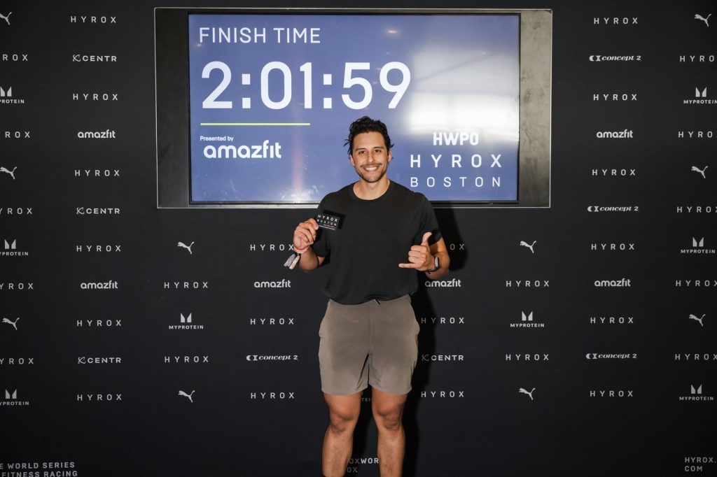 Raymond Rodríguez completa su primer HYROX en Boston